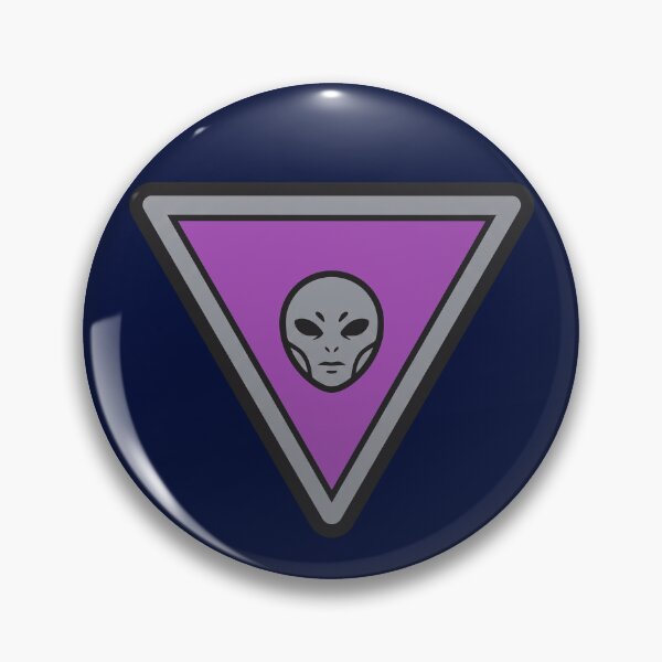 Item preview, Alien Warning Symbol designed and sold by maximilian15.