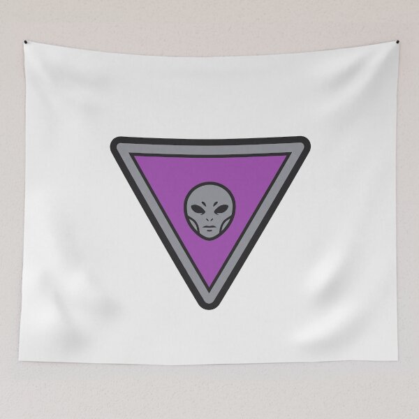 Item preview, Alien Warning Symbol designed and sold by maximilian15.