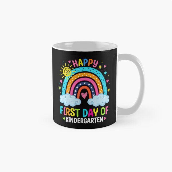 Item preview, Happy First Day of Kindergarten Colorful Rainbow Back to School designed and sold by IsDesignHub.