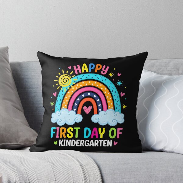 Item preview, Happy First Day of Kindergarten Colorful Rainbow Back to School designed and sold by IsDesignHub.