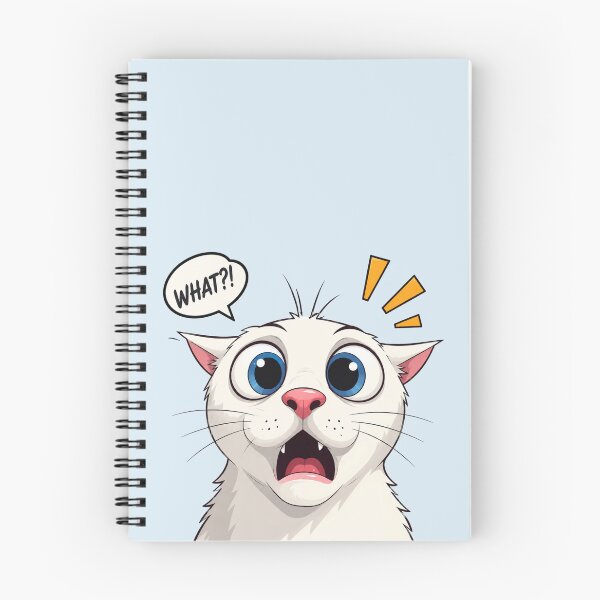 Item preview, Funny Shocked Cat – What?! Surprised Reaction Face Cute Animal Humor designed and sold by waikibi ⭐⭐⭐⭐⭐.