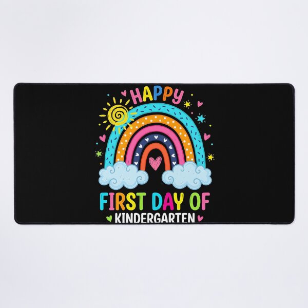 Item preview, Happy First Day of Kindergarten Colorful Rainbow Back to School designed and sold by IsDesignHub.