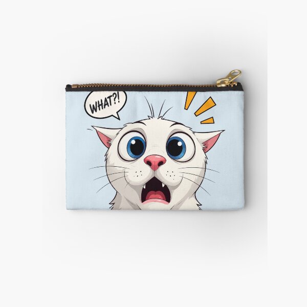 Item preview, Funny Shocked Cat – What?! Surprised Reaction Face Cute Animal Humor designed and sold by waikibi ⭐⭐⭐⭐⭐.