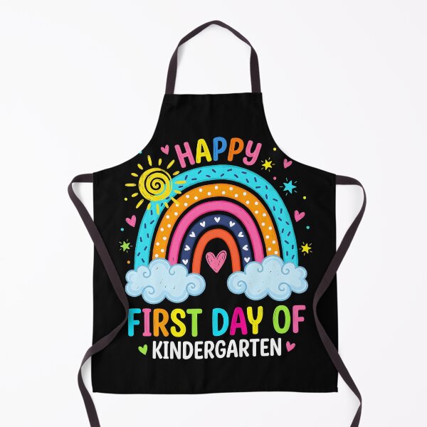 Item preview, Happy First Day of Kindergarten Colorful Rainbow Back to School designed and sold by IsDesignHub.