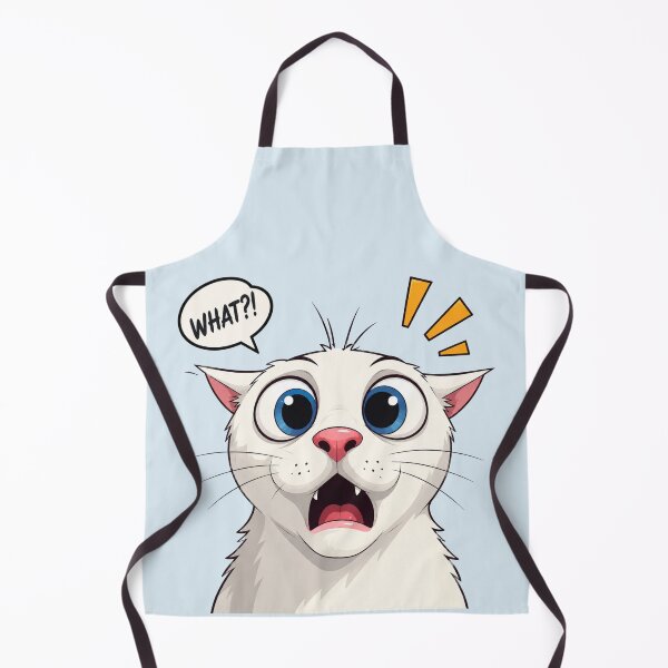 Item preview, Funny Shocked Cat – What?! Surprised Reaction Face Cute Animal Humor designed and sold by waikibi ⭐⭐⭐⭐⭐.