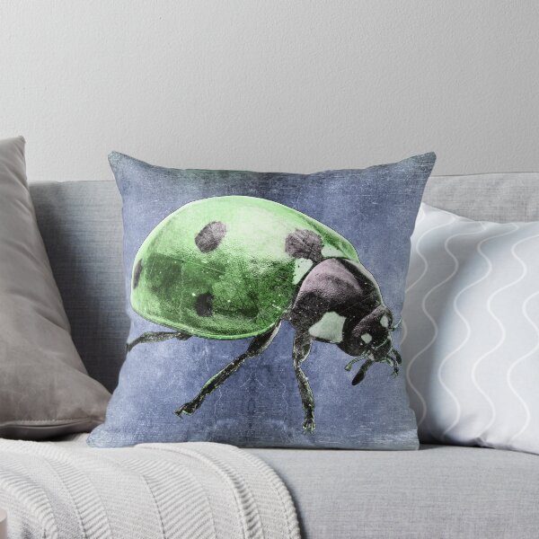 Item preview, Green Seven Spot Ladybug Beetle Macro Insect Specimen designed and sold by Ghoul Enterprises.