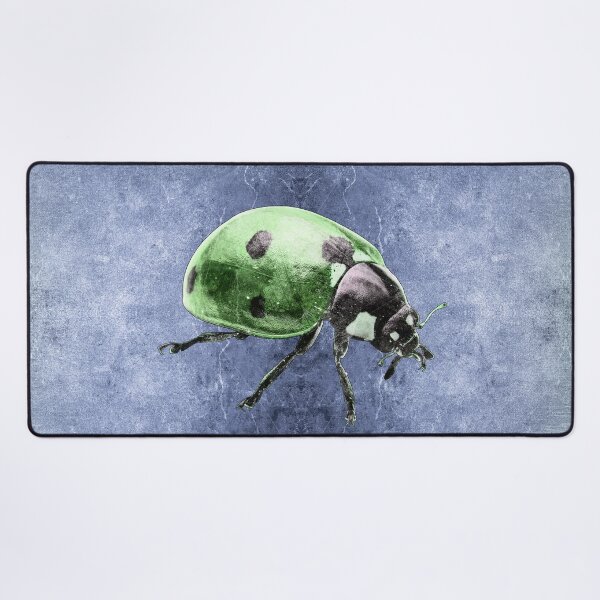 Item preview, Green Seven Spot Ladybug Beetle Macro Insect Specimen designed and sold by Ghoul Enterprises.