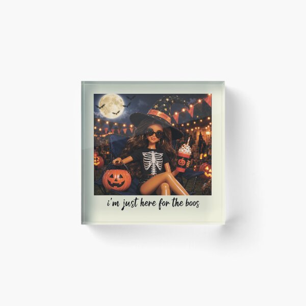 Item preview, Just Here for the Spooky Season, Funny Witch Doll Halloween 2 designed and sold by KodiakMillyy.