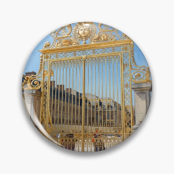 Item preview, Royal Gate of Versailles — Gilded Iron & Sun King Watercolor designed and sold by M.ALK.Watercolor.