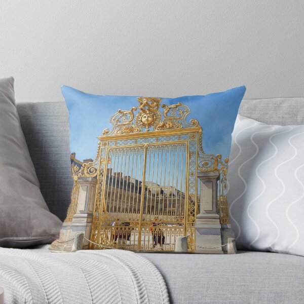 Item preview, Royal Gate of Versailles — Gilded Iron & Sun King Watercolor designed and sold by M.ALK.Watercolor.