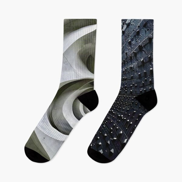 Item preview, Spiraling Geometric Structure in Gray Stone designed and sold by Vicky Brago-Mitchell®.