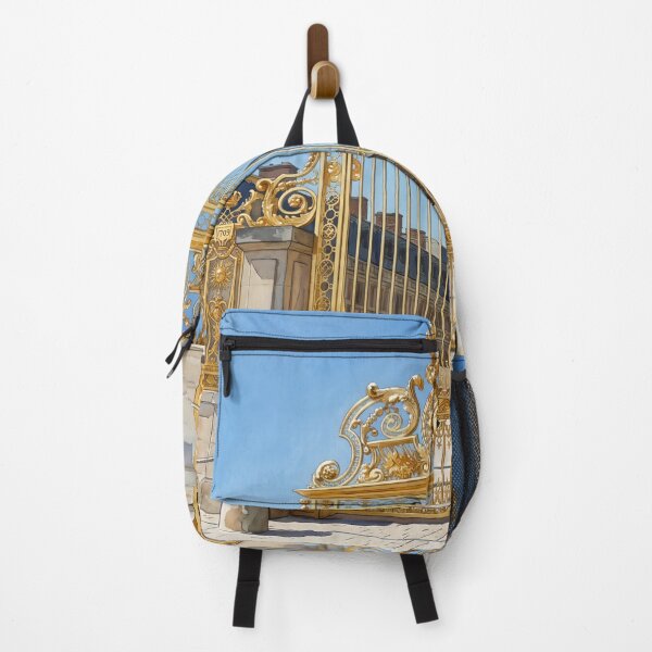Item preview, Royal Gate of Versailles — Gilded Iron & Sun King Watercolor designed and sold by M.ALK.Watercolor.