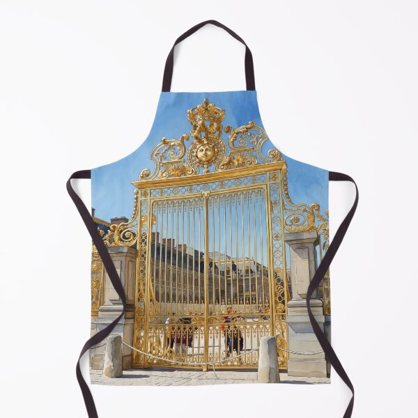 Item preview, Royal Gate of Versailles — Gilded Iron & Sun King Watercolor designed and sold by M.ALK.Watercolor.