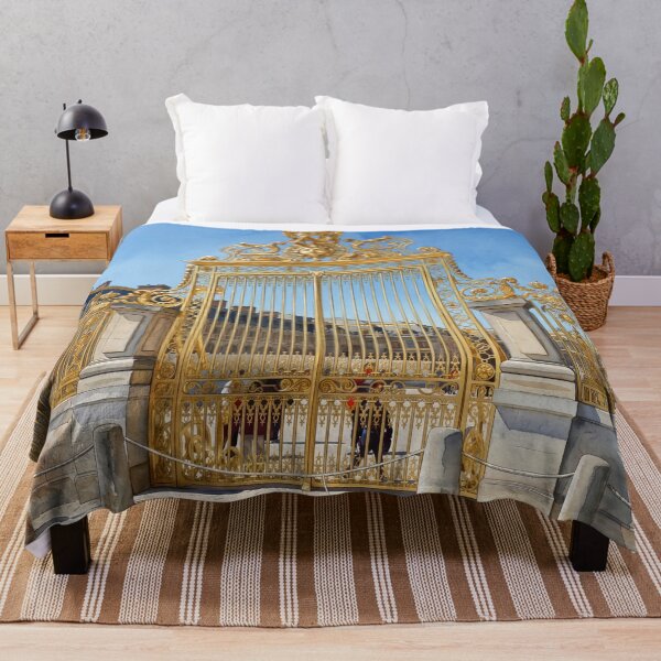 Item preview, Royal Gate of Versailles — Gilded Iron & Sun King Watercolor designed and sold by M.ALK.Watercolor.