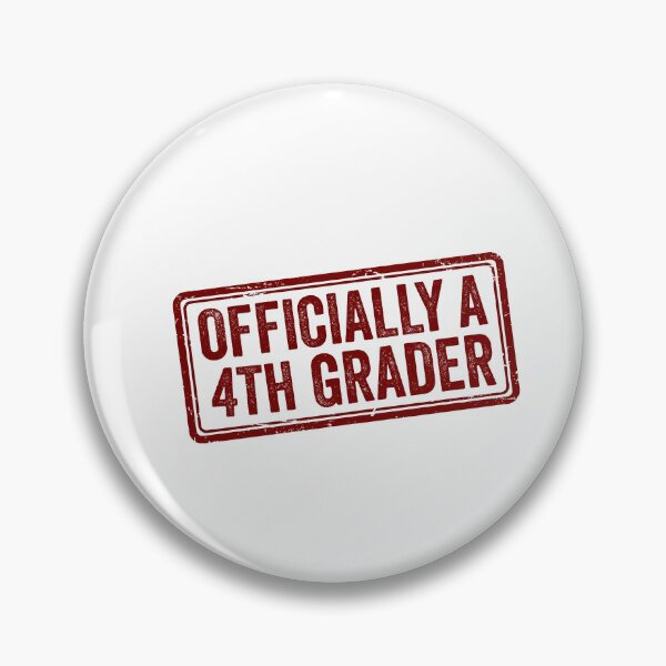 Item preview, Back to school Officially A 4th Grader | Back To School Fourth Grade Stamp designed and sold by Uglyandcute.