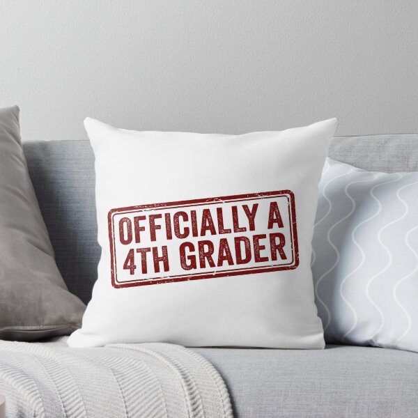 Item preview, Back to school Officially A 4th Grader | Back To School Fourth Grade Stamp designed and sold by Uglyandcute.