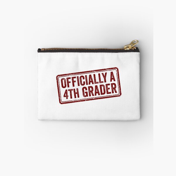 Item preview, Back to school Officially A 4th Grader | Back To School Fourth Grade Stamp designed and sold by Uglyandcute.
