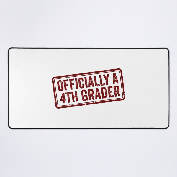 Item preview, Back to school Officially A 4th Grader | Back To School Fourth Grade Stamp designed and sold by Uglyandcute.