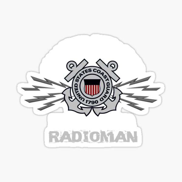 Coast Guard Radioman Design by MbrancoDesigns Sticker
