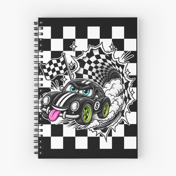 Item preview, Funny Racing Car Checkerboard Y2K designed and sold by Aimetoi.