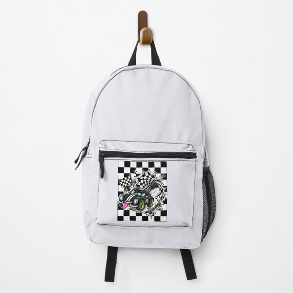 Item preview, Funny Racing Car Checkerboard Y2K designed and sold by Aimetoi.