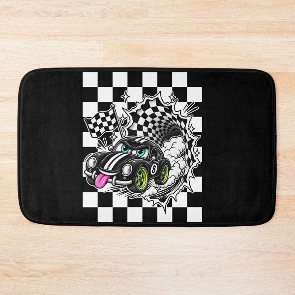 Item preview, Funny Racing Car Checkerboard Y2K designed and sold by Aimetoi.