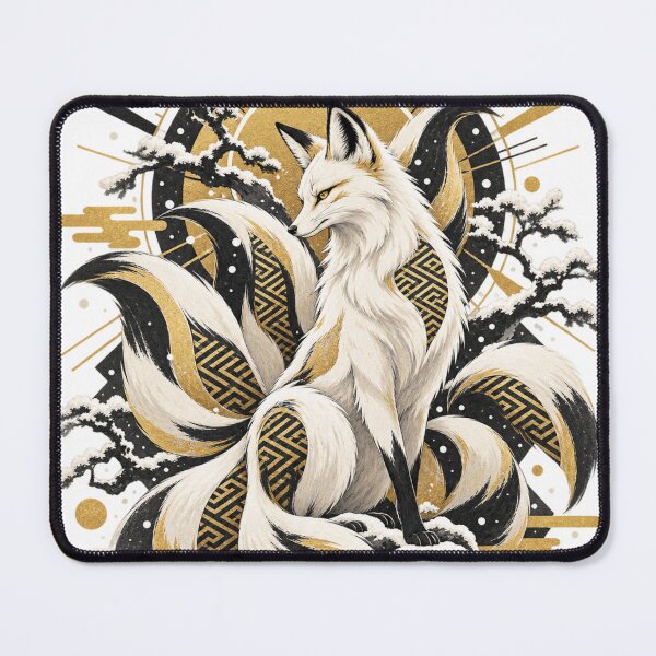Item preview, Golden Kitsune Winter Art designed and sold by  Silent Japan Studio.