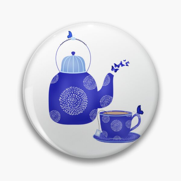 Item preview, Tea Time Blues designed and sold by Kendall Rose Doodles.