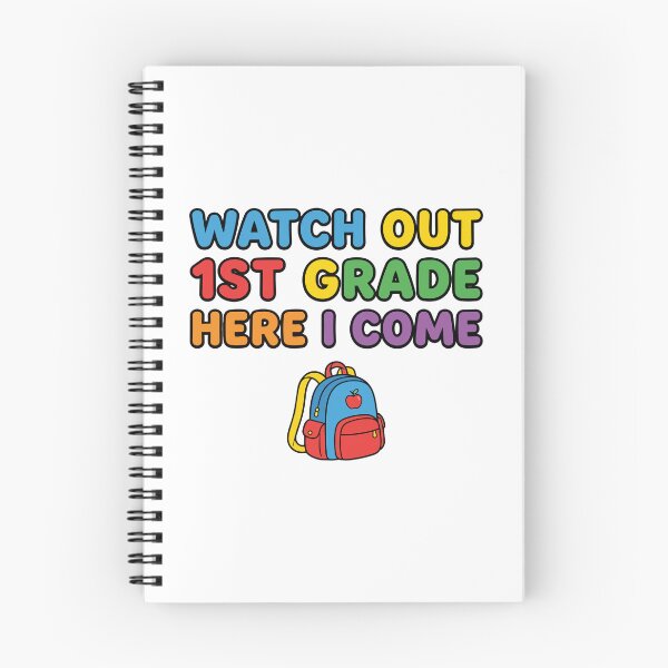 Item preview, Back to school Watch Out 1st Grade Here I Come | Cute First Grade designed and sold by Uglyandcute.