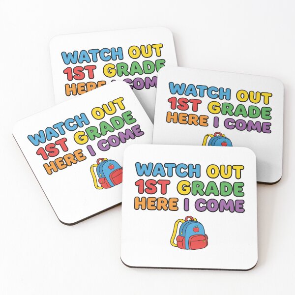 Item preview, Back to school Watch Out 1st Grade Here I Come | Cute First Grade designed and sold by Uglyandcute.