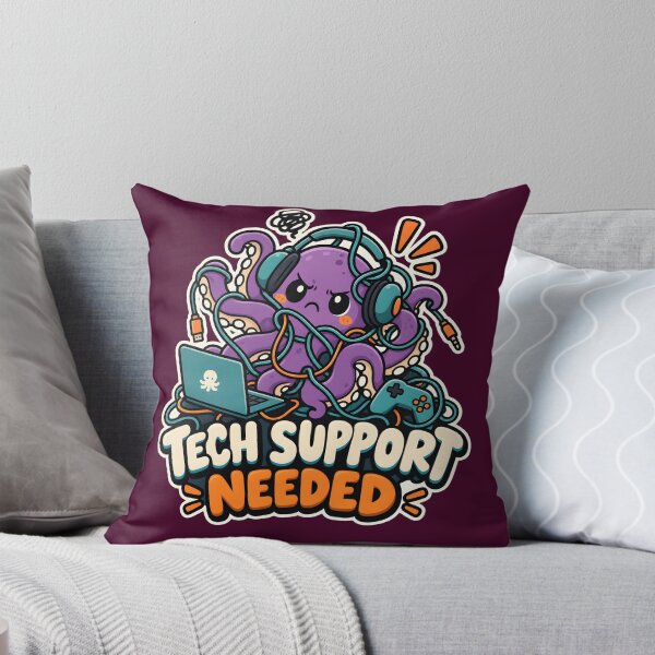 Item preview, Funny Tech Support Needed IT Humor Shirt designed and sold by Herodestroyer.