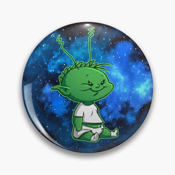 Item preview, Mot Alien Baby - Classic Retro Cartoon Art designed and sold by Deviant Logic Design.