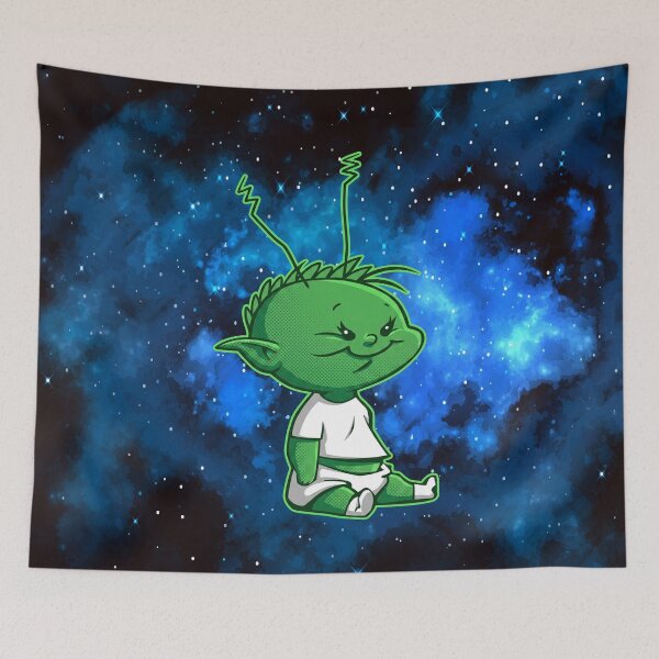 Item preview, Mot Alien Baby - Classic Retro Cartoon Art designed and sold by Deviant Logic Design.