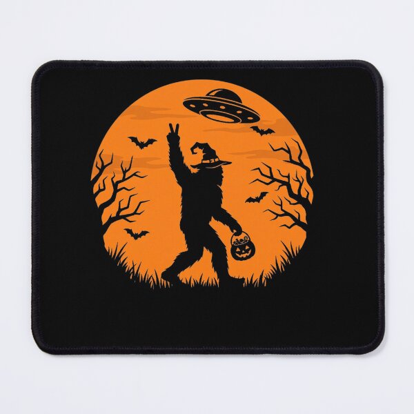Item preview, Spooky Halloween Bigfoot UFO Pumpkin Funny Sasquatch Cryptid designed and sold by clothesy7.