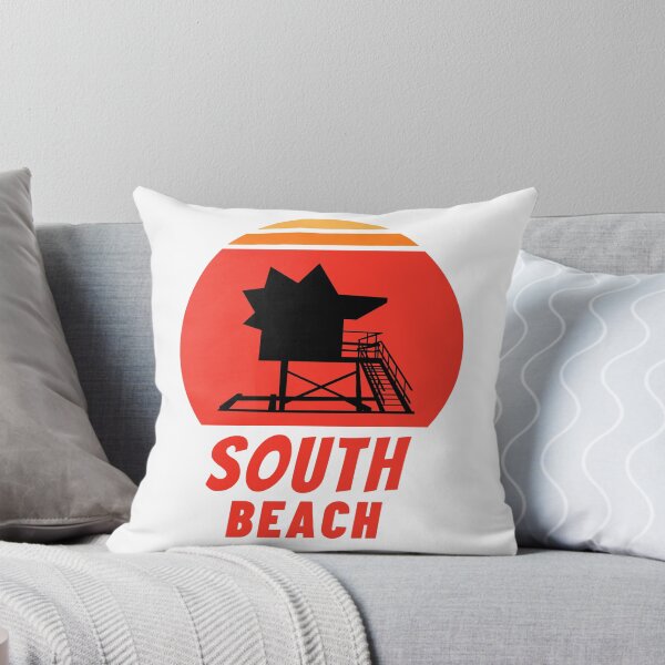 Item preview, Sunset South Beach Florida Lifeguard Tower designed and sold by mizam.