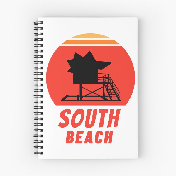 Item preview, Sunset South Beach Florida Lifeguard Tower designed and sold by mizam.