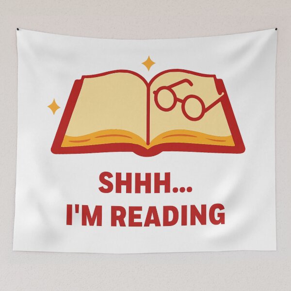 Item preview, Back to school Shhh I'm Reading | Funny Book Lover Reading Bookworm designed and sold by Uglyandcute.