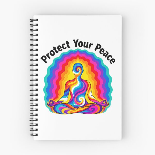 Item preview, Protect Your Peace Meditation Rainbow Lotus Yoga designed and sold by chattsuede.