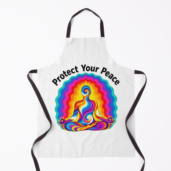 Item preview, Protect Your Peace Meditation Rainbow Lotus Yoga designed and sold by chattsuede.