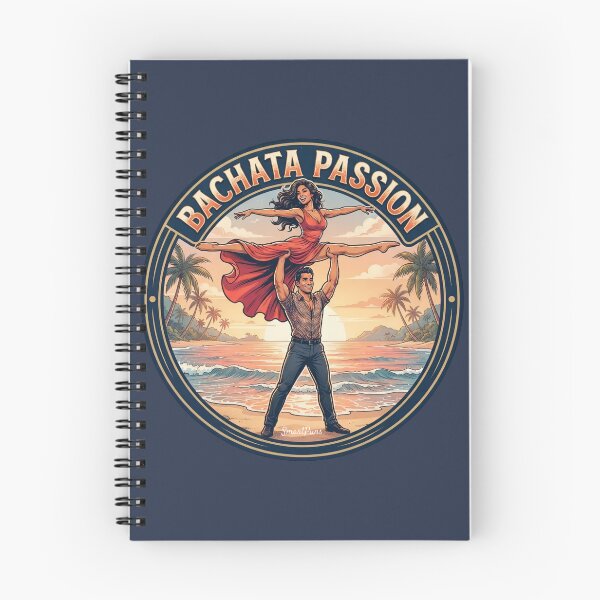 Item preview, Bachata Passion Red Dress Split – Acrobatic Latino Dance Couple Lift, Round Beach Sunset Emblem Retro Graphic Apparel Sticker designed and sold by SmartPuns.