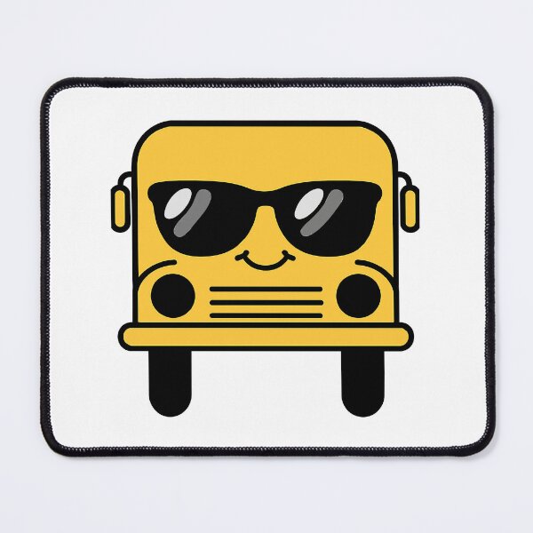 Item preview, Back to school Cool School Bus With Sunglasses | Cute Back To School Bus Driver designed and sold by Uglyandcute.