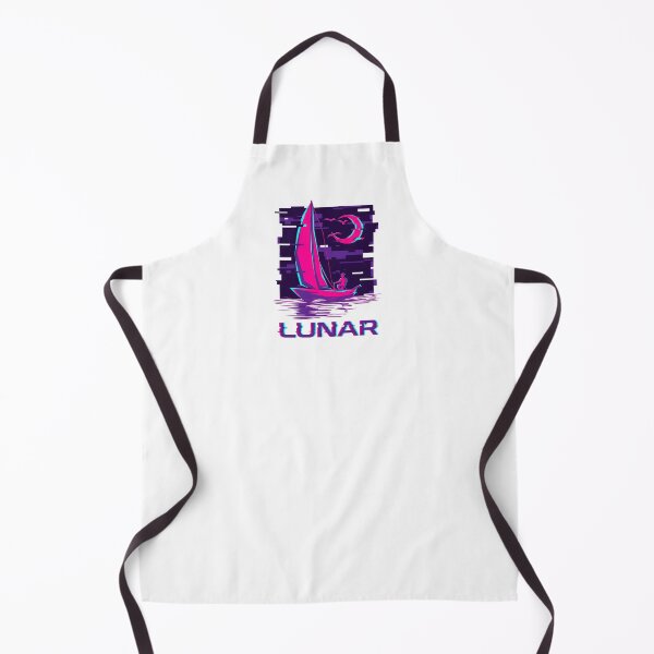 Item preview, Vaporwave Glitch Sailboat Lunar Ocean Illustration designed and sold by MarCinu Art.