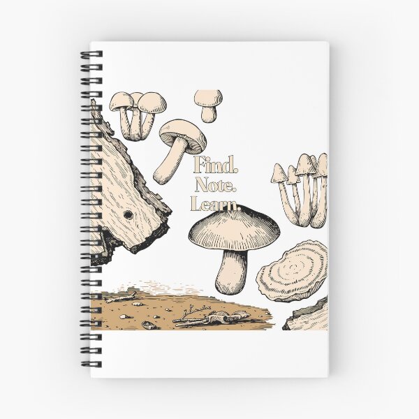Item preview, Woodland Mushroom Specimen Field Log designed and sold by VelouraAtelier.