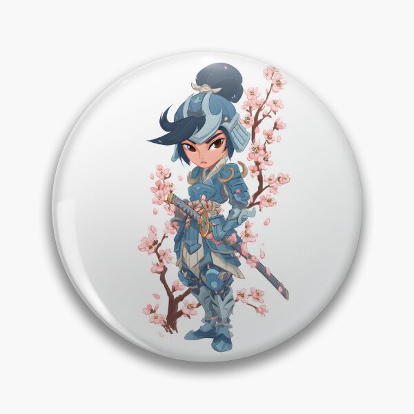 Item preview,  chibi samurai girl designed and sold by cutemakerotart.