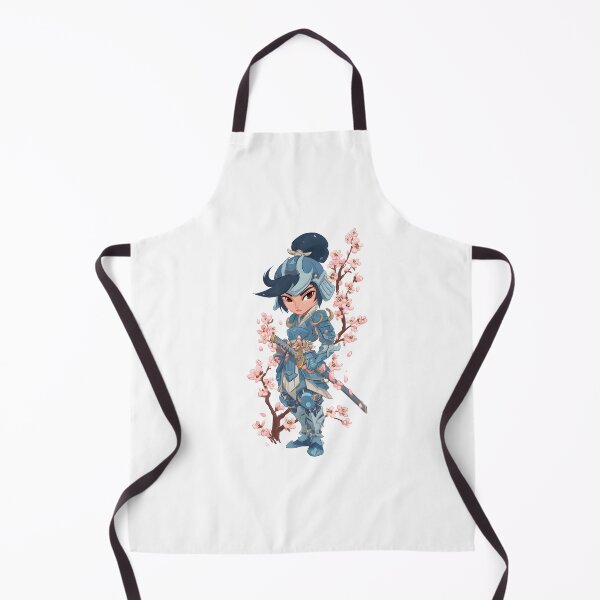 Item preview, chibi samurai girl designed and sold by cutemakerotart.