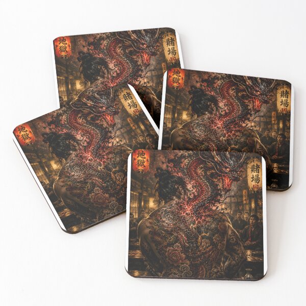 Item preview, Living Irezumi Dragon Tattoo Dark Art designed and sold by MouradStudio.