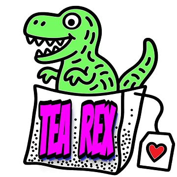 Artwork thumbnail, Tea Rex  by LowEndGraphics