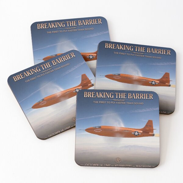 Item preview, Bell X-1 supersonic flight, sound barrier 1947 designed and sold by thirtyonestars.