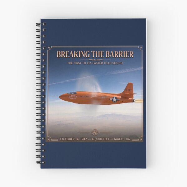 Item preview, Bell X-1 supersonic flight, sound barrier 1947 designed and sold by thirtyonestars.
