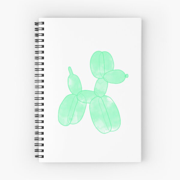 Item preview, Neon Balloon Dog - Green on White designed and sold by FoxfireStardust.